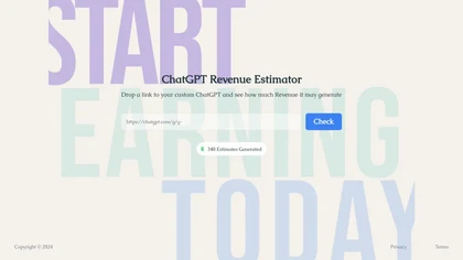 ChatGPT Revenue Estimator